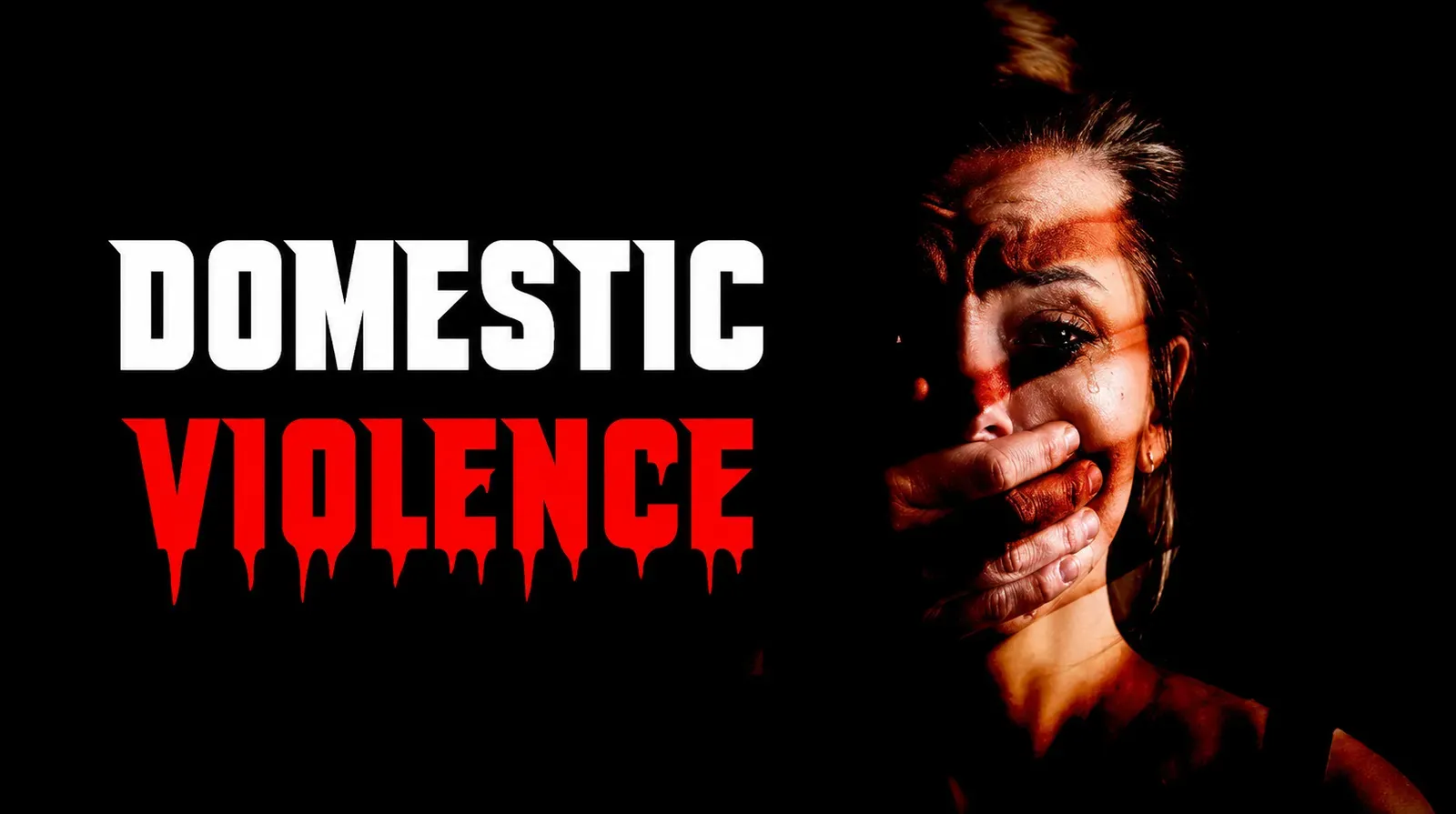 A poster reading Domestic Violence