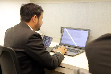 An advocate preparing a matter